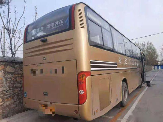 Более высоким автобус используемый брендом тренера KLQ6109 46 усаживает дверь Singel управления рулем низкого километра левую