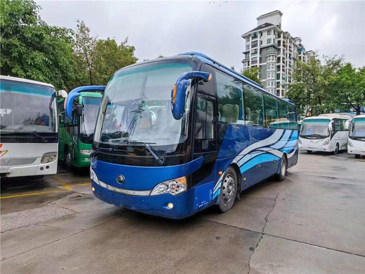 Подержанные междугородние международные туристические автобусы использовали автобусы Yuchai дизельные LHD